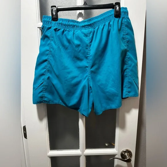 Men’s Aqua Blue Reebok Running Shorts - Picture 6 of 6